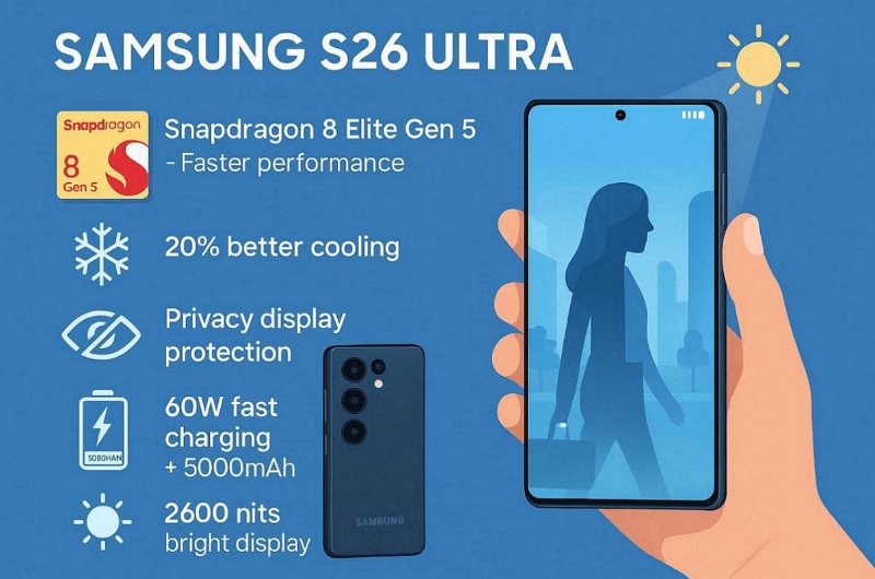 upgrades in samsung s26 ultra