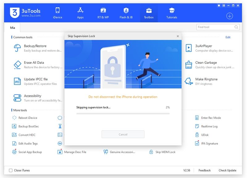 start to bypass the MDM requirement