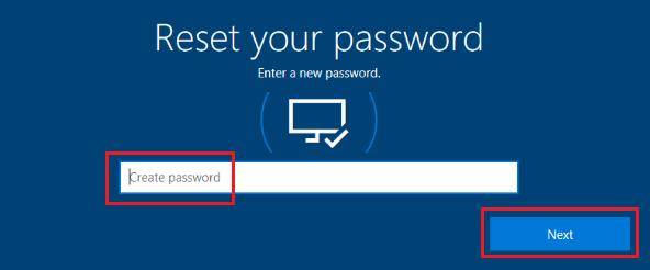password reset by visiting account.live.com