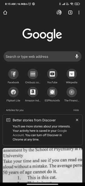android black white screen