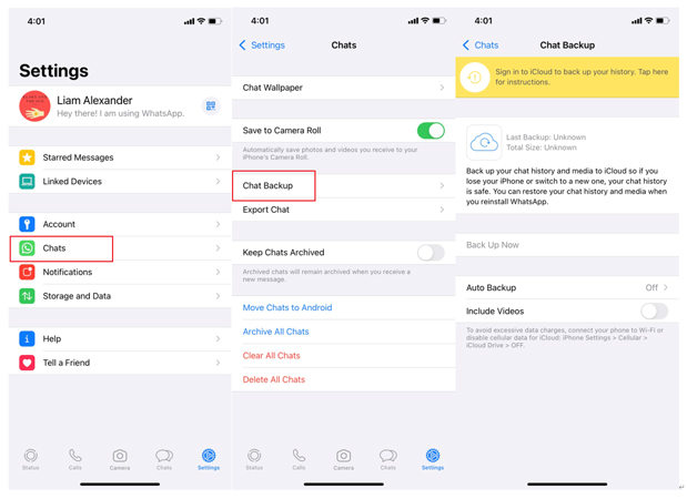 export whatsapp chat to email iphone