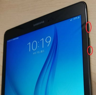 Boot Samsung tablet into Recovery Mode