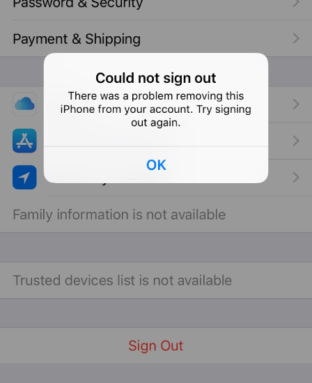 sing out is not available due to restrictions