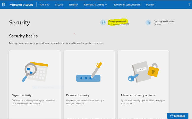 windows 10 password change without password