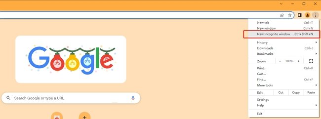 watsgo guide - try on incognito mode