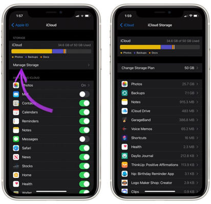 Clear Up iCloud Storage Space