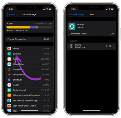 Clear Up iCloud Storage Space