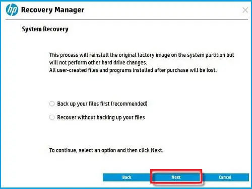  how to factory reset hp laptop without logging in 4