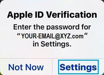 apple id sign in request keeps popping up