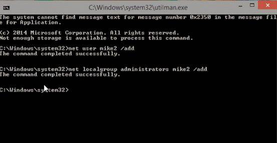 how to reset windows 10 password command prompt without disk