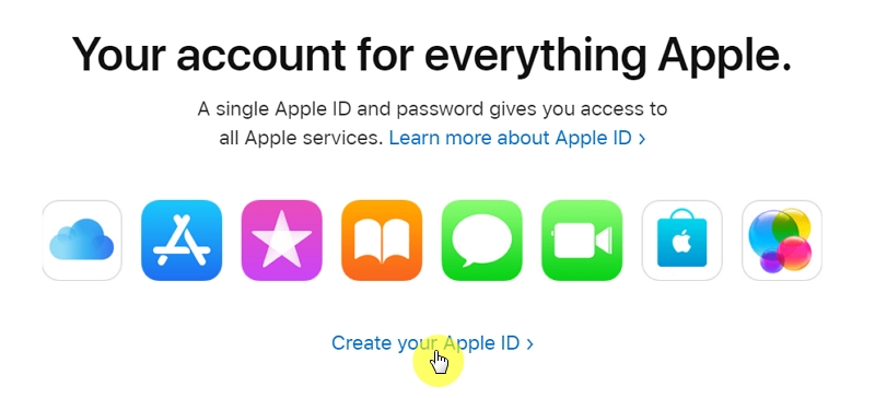 create a new Apple ID