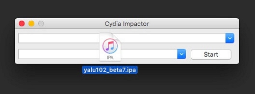 Cydia Fake Location drop the file into the main interface