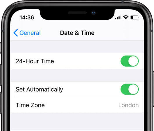 Change the Date/Time