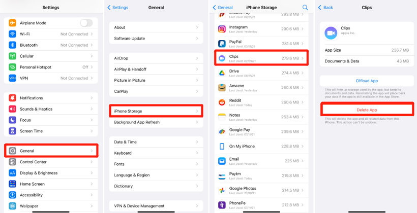 Delete Unnecessary Apps