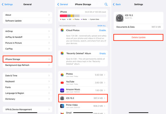 Redownload the iOS Update to Fix iPhone Stuck on Verifying Update