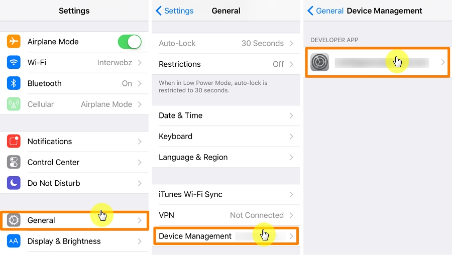 Cydia Fake Location Device Management