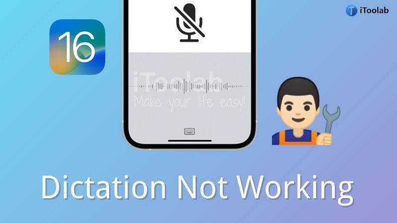 iPhone dictation not working