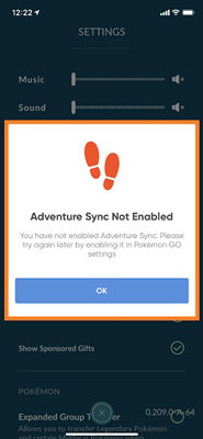 enable adventure sync