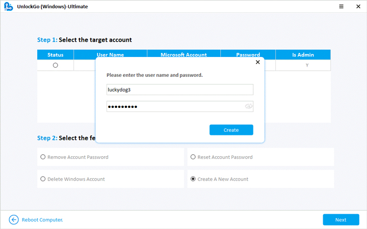 create local admin account on windows 10