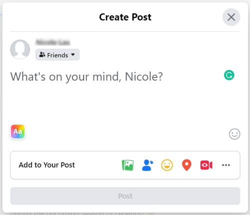 click on the more icon