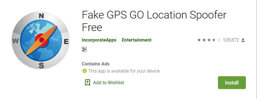 Fake GPS GO Location Spoofer