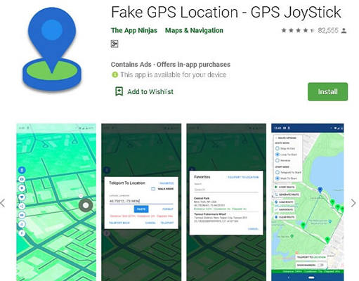 fake gps spoofing app