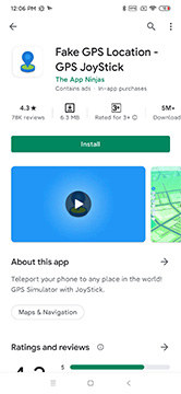 Fake GPS Location Android App