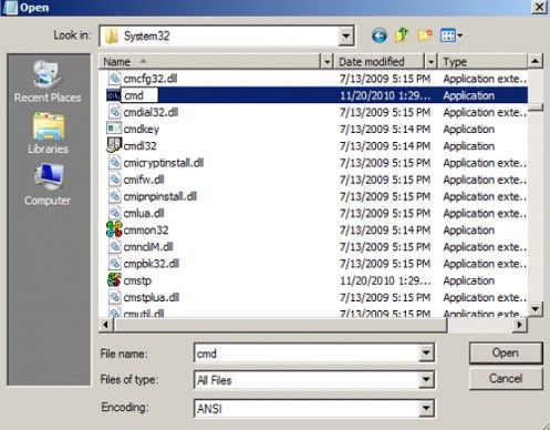 windows 10 password reset on a external hard drive