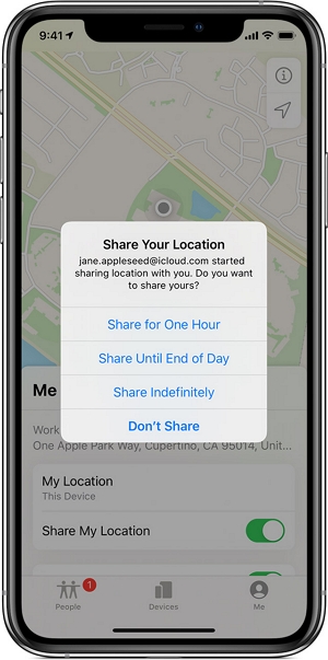 Stop Sharing Your Location from Find My App
