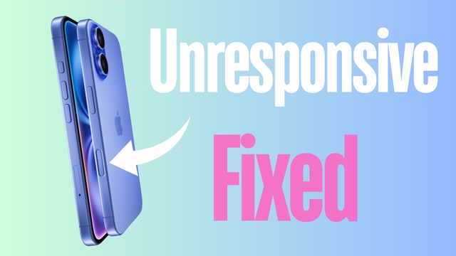 fixed iphone 16 touchscreen unresponsive