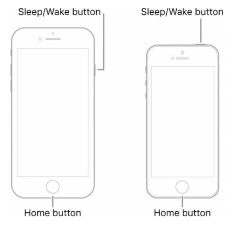 force restart iPhone 6s