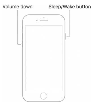 force restart iPhone 7