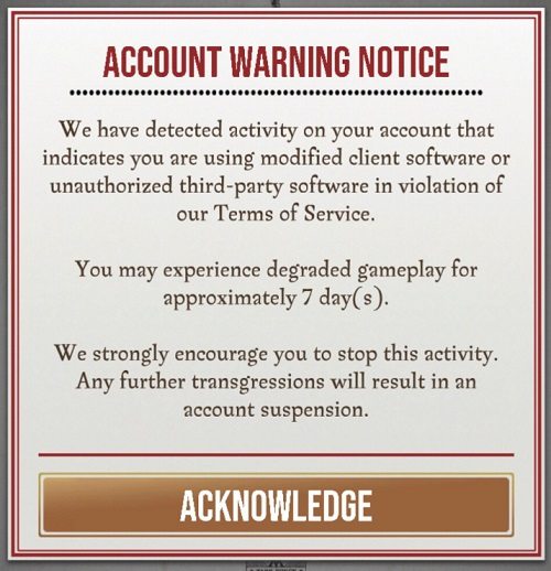 harry potter wizards unite warning