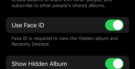 hide photos with lock ios 16
