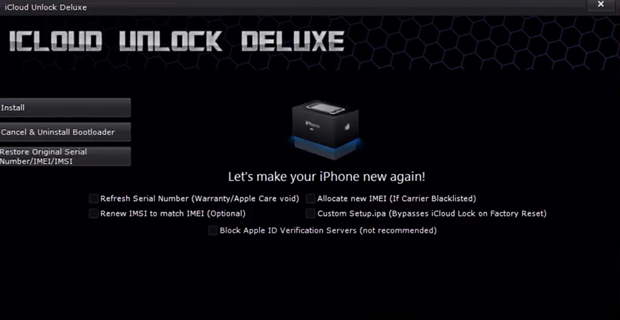 iCloud Unlock Deluxe