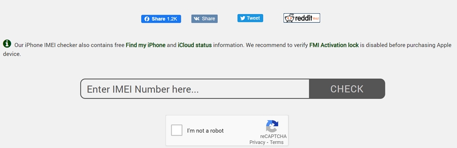 imeipro enter iemi number