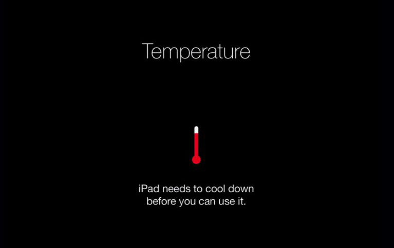 High battery temperature