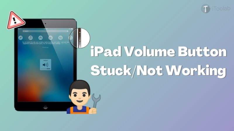 iPad Volume Button Stuck