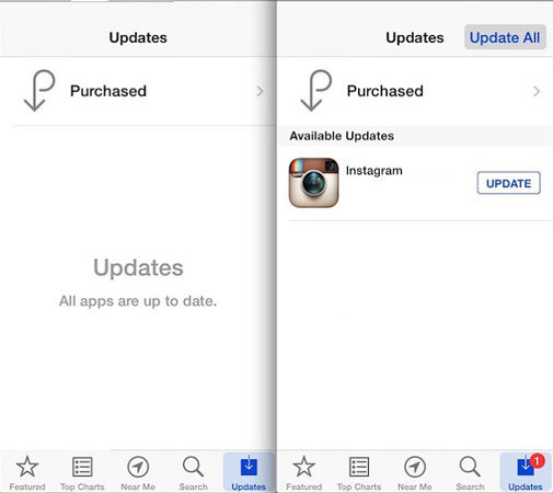 iphone battery draining fast app update