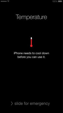 iphone battery draining fast iphone temperature issue