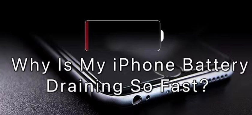 iphone battery draining fast