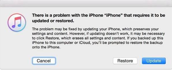 Restore iPhone using itunes