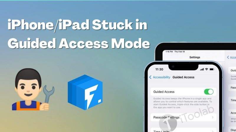 iPhone stuck on guided access mode