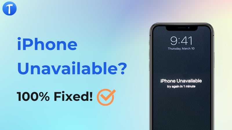 iphone unavailable fixed