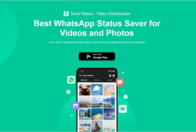 save whatsapp status