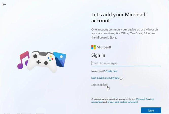 windows 11 home create local account