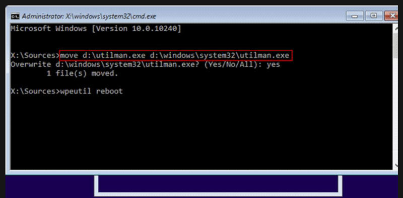 create local admin account windows 10 cmd