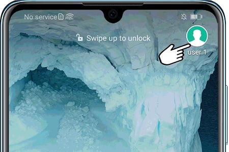 log out users account or guest account in Huawei