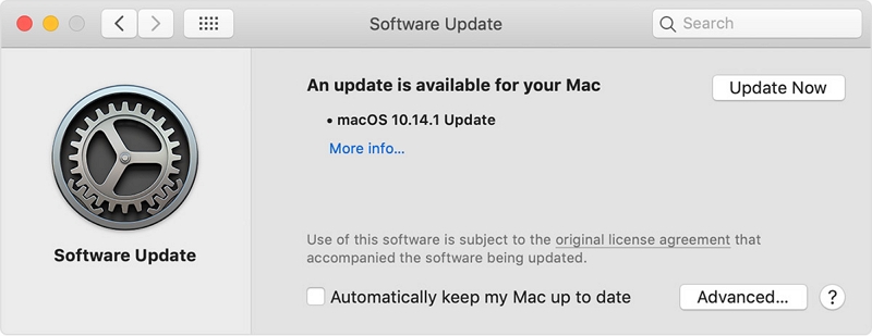 update Mac
