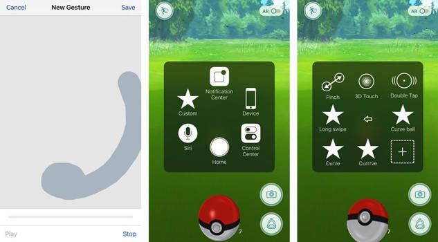 New Gesture in Throwing A Curve Ball